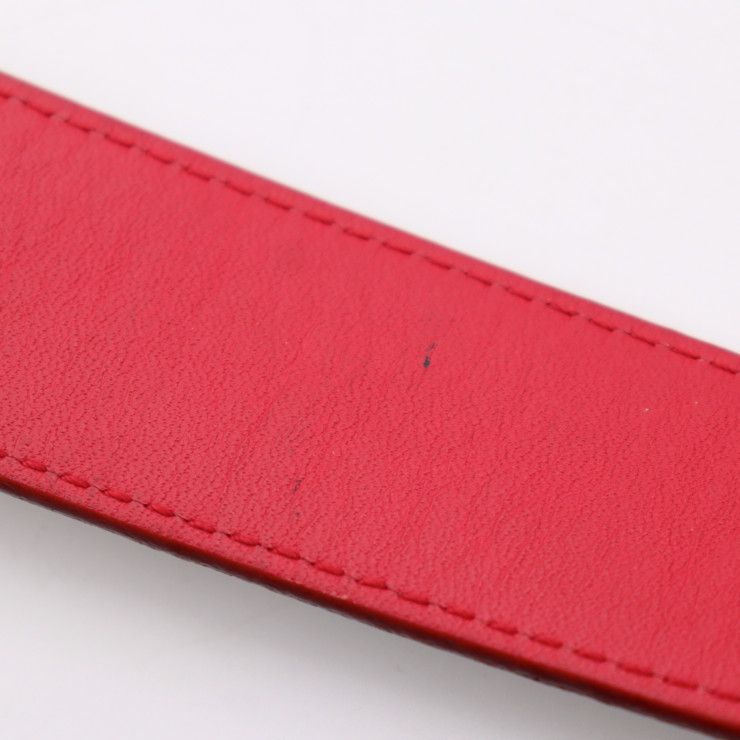 Louis Vuitton Santure LV Cut Belt M9682w PVC Leather Bron Multicolor Gold