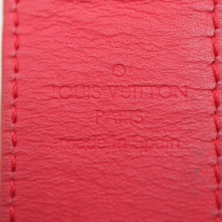 Louis Vuitton Santure LV Cut Belt M9682w PVC Leather Bron Multicolor Gold