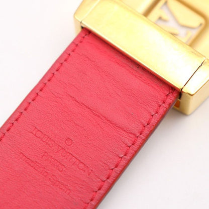 Louis Vuitton Santure LV Cut Belt M9682w PVC Leather Bron Multicolor Gold