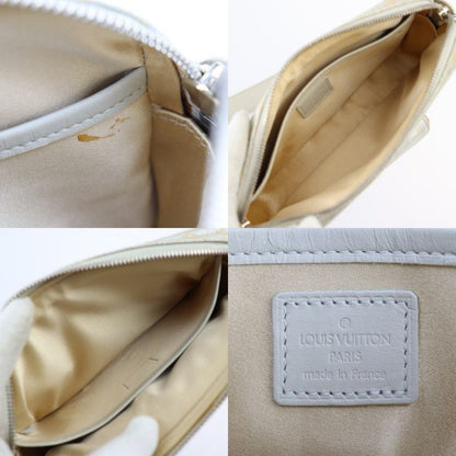 Louis Vuitton Mckenna Handbag M92362 Canvas Leather Silver Gold Hardware