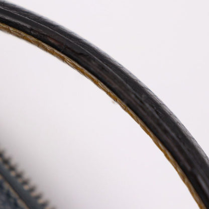 Fendi By-the-way Business Bag 7va458 Leather Black Blue Yellow Silver Hardware