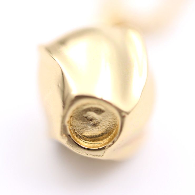 Christian DIOR Poison Necklace - Metal Gold Pendant Perfume Bottle GP
