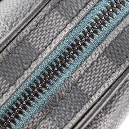 Louis Vuitton Alpha Messenger Shoulder Bag N40188 PVC Leather Black Damier