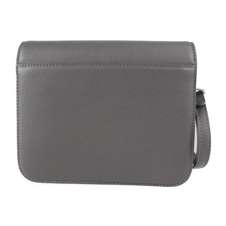 Balenciaga Shoulder Bag 618156 Leather Gray Silver Hardware B Logo Wristlet