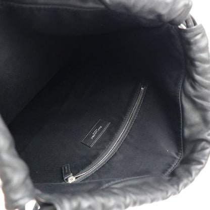 Saint Laurent Paris Backpack Daypack 553919 Hpq4e 1070 Canvas Lambskin Black