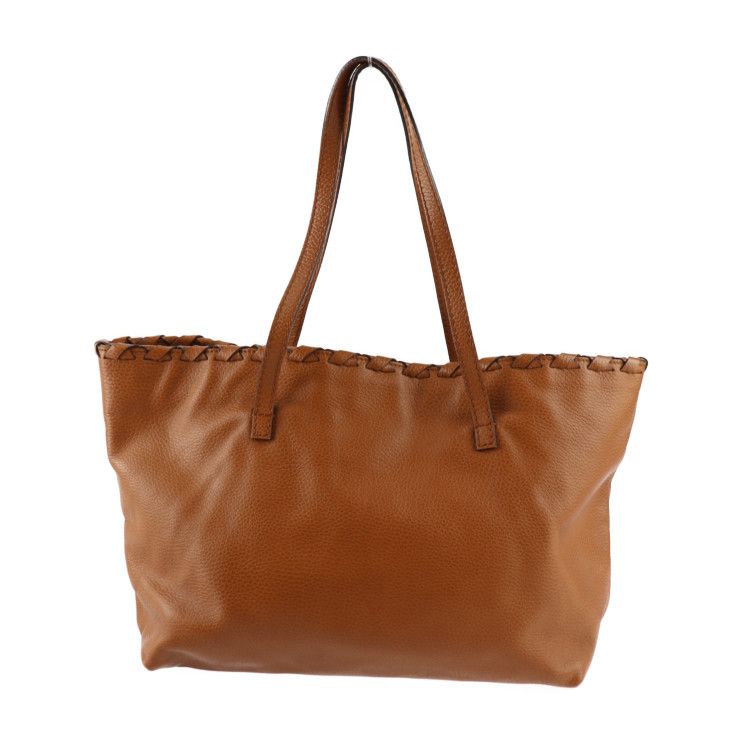 Gucci Tote Bag 354665 Leather Brownish Gold Hardware Bamboo Shoulder Bag Tassel