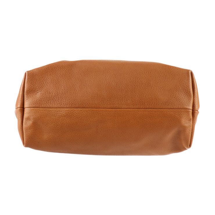 Gucci Tote Bag 354665 Leather Brownish Gold Hardware Bamboo Shoulder Bag Tassel