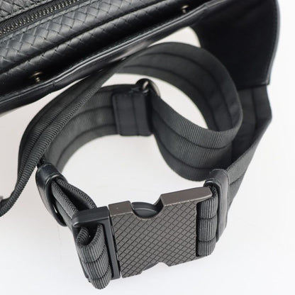 Bottega Veneta BELT BAG IN Micro Intrecciato Embossed Waist Bag 547889 Calfleath