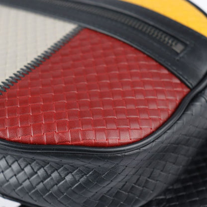 Bottega Veneta BELT BAG IN Micro Intrecciato Embossed Waist Bag 547889 Calfleath