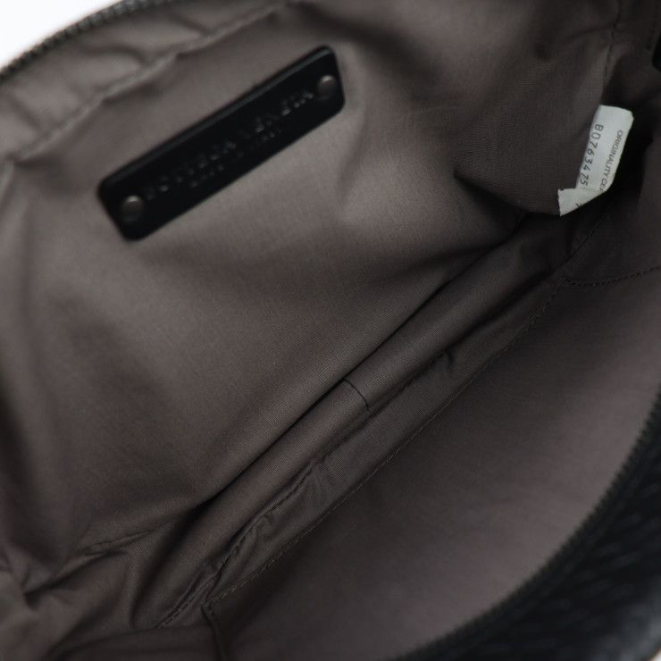 Bottega Veneta BELT BAG IN Micro Intrecciato Embossed Waist Bag 547889 Calfleath