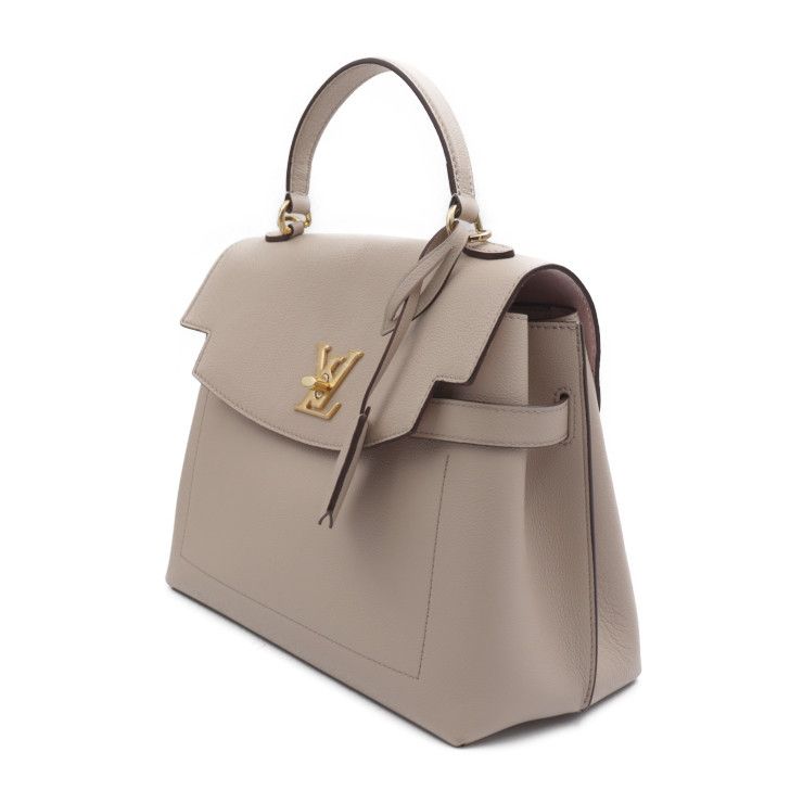 Louis Vuitton Lock Me Ever MM Handbag M56094 Grained Calfleather Glazed