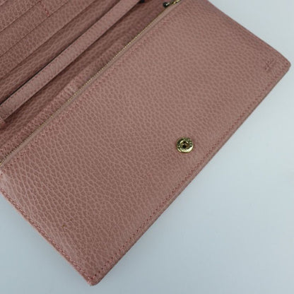 Gucci Shoulder Wallet Shoulder Bag 368231 Calf Leather Pinkish Gold Hardware