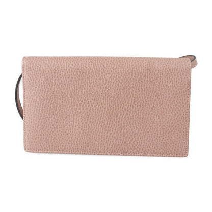 Gucci Shoulder Wallet Shoulder Bag 368231 Calf Leather Pinkish Gold Hardware