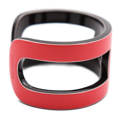 Hermes Variation Bangle - Lacquered Wood Pinkish-black Cuff Bracelet