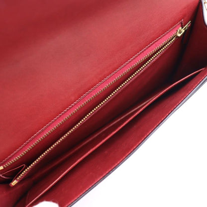 Hermes Liddy Shoulder Bag Box Calf Rouge Ash Bordeaux Gold Hardware 2WAY Clutch