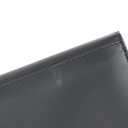 Fendi Continental Wallet Long Wallet 7m0264 Calf Leather Black Silver Hardware