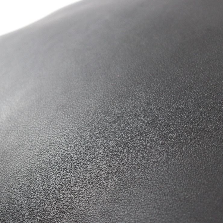 Loewe Tote Bag - Leather Black White Mackintosh Argyle Chair Pattern Large Size