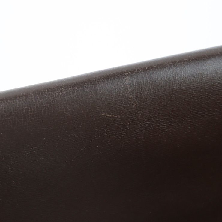 Hermes Clutch Bag - Box Calf Dark Brown FACO GM 35 Second Bag Document Bag