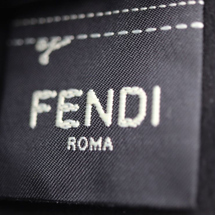 Fendi Minibox Charm Mini Box Key Holder 7ar917 Leather Rose Gold Hardware Bag