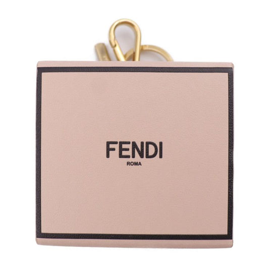 Fendi Minibox Charm Mini Box Key Holder 7ar917 Leather Rose Gold Hardware Bag