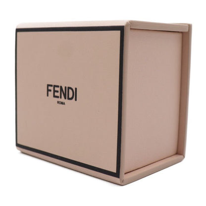 Fendi Minibox Charm Mini Box Key Holder 7ar917 Leather Rose Gold Hardware Bag