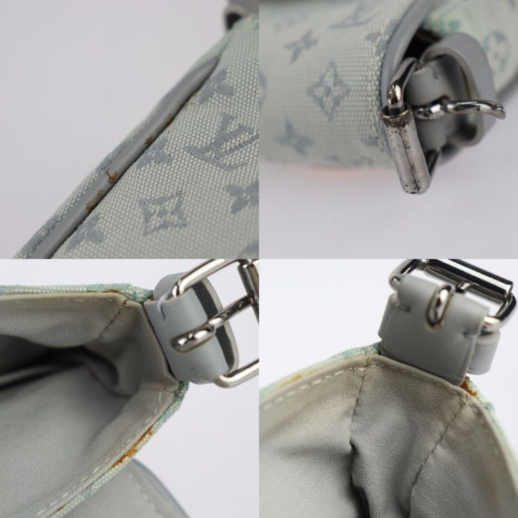 Louis Vuitton Contre De Fe Musette Shoulder Bag M92279 Canvas Leather Grayish