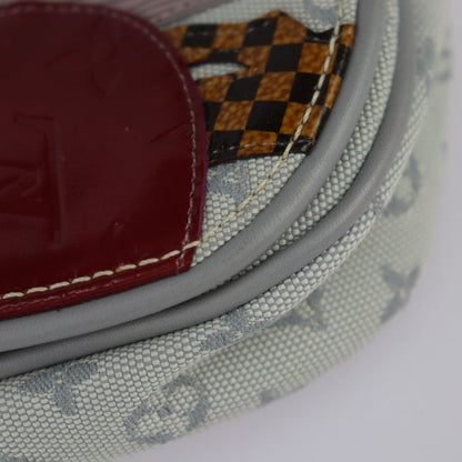 Louis Vuitton Contre De Fe Musette Shoulder Bag M92279 Canvas Leather Grayish