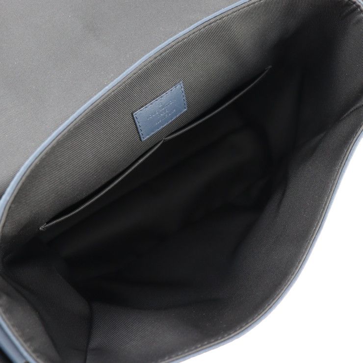 Louis Vuitton Christopher Messenger Shoulder Bag M58475 Taurillon Leather Blue