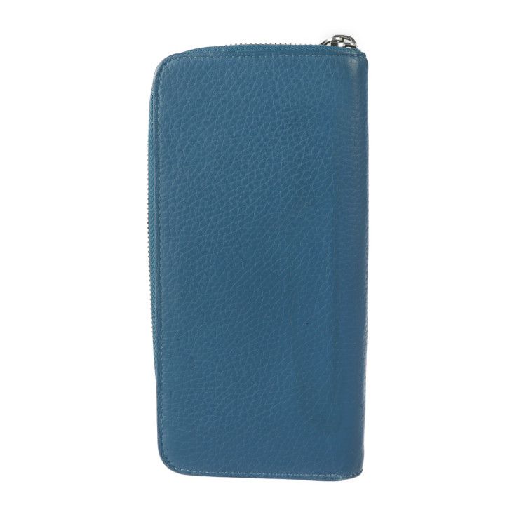 Louis Vuitton Zippy Wallet Vertical Long Wallet M58411 Taurillon Leather Blue