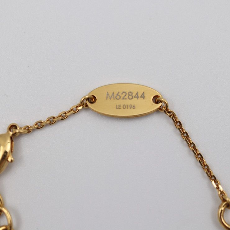 Louis Vuitton Lv&me LOVE Bracelet M62844 Metal Gold Viton