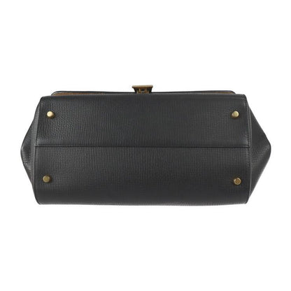 Bottega Veneta Bottega Veneta Angle Shoulder Bag 576143 Calf Leather Black Gold