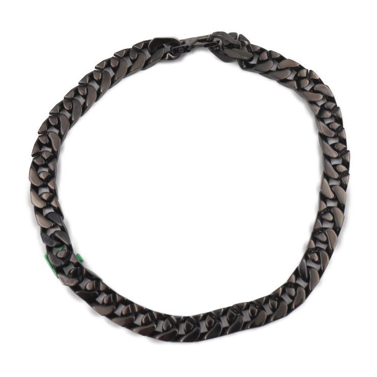 Louis Vuitton Collier Chain Links Patches Necklace Mp2853 Metal Black Green