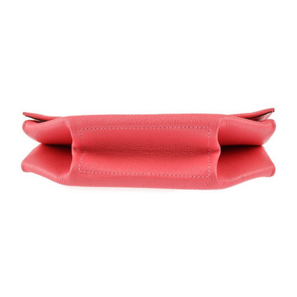 Hermes Opry Clutch Bag - Chevre Rose Lipstick Pink Silver Hardware Second Bag