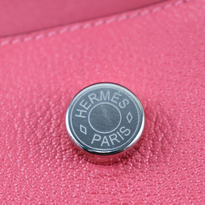 Hermes Opry Clutch Bag - Chevre Rose Lipstick Pink Silver Hardware Second Bag