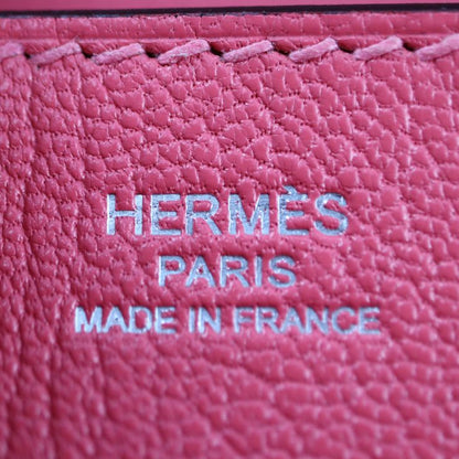 Hermes Opry Clutch Bag - Chevre Rose Lipstick Pink Silver Hardware Second Bag