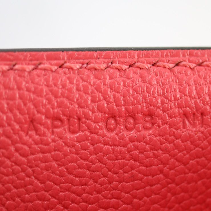 Hermes Opry Clutch Bag - Chevre Rose Lipstick Pink Silver Hardware Second Bag