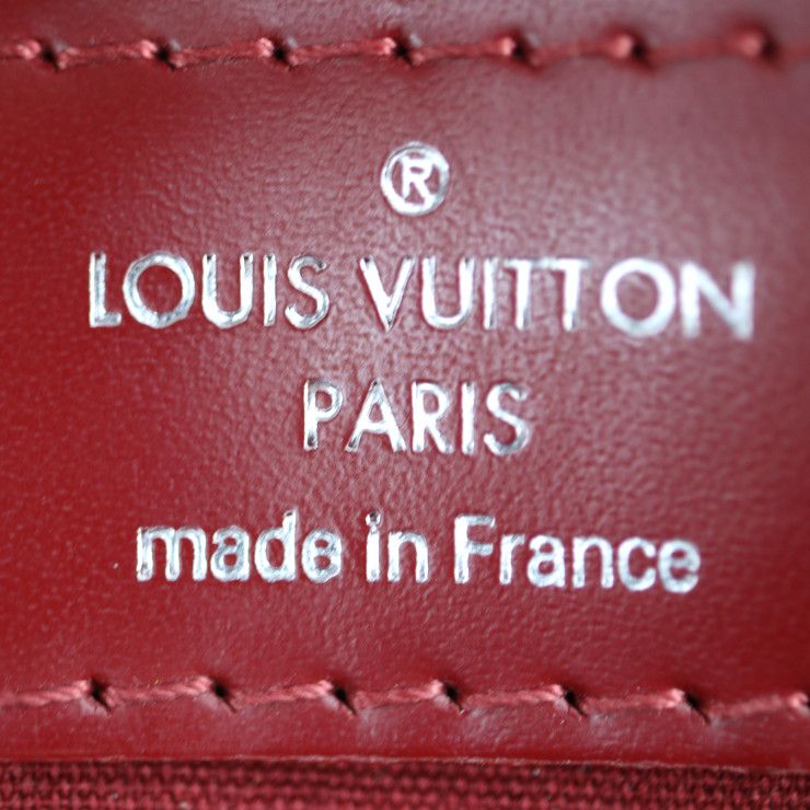 Louis Vuitton Blair MM Handbag M4030e Epi Leather Carmine Reddish Silver