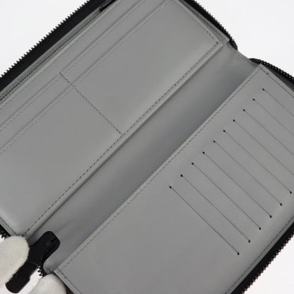 Louis Vuitton Zippy Wallet Vertical Fold Wallet M81384 Leather Gris Grey Black
