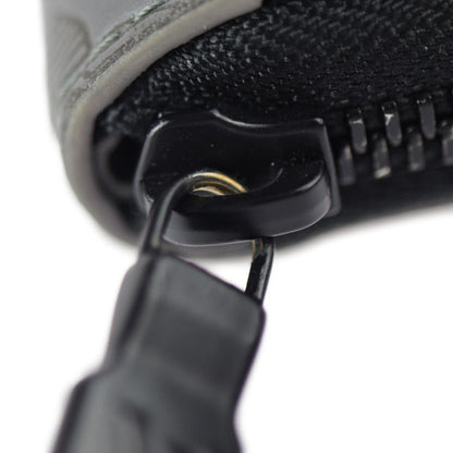 Louis Vuitton Zippy Wallet Vertical Fold Wallet M81384 Leather Gris Grey Black