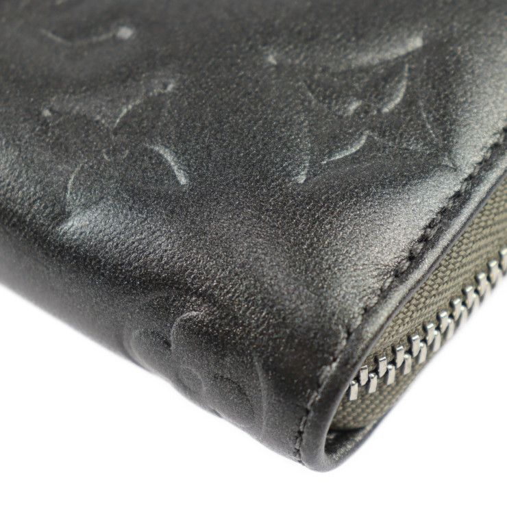 Louis Vuitton Coussin Zippy Wallet Long Wallet M81763 Lambleather Anthracite