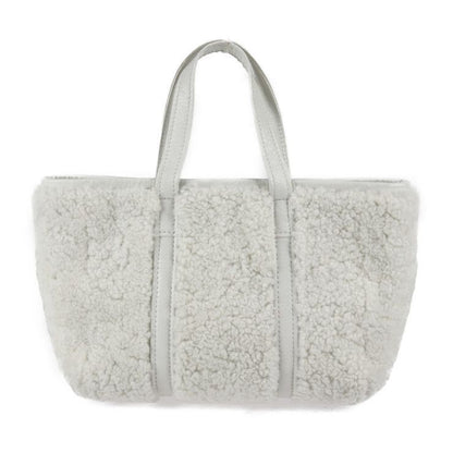 Balenciaga Balbes Small Handbag 671404 Mouton Leather White 2WAY