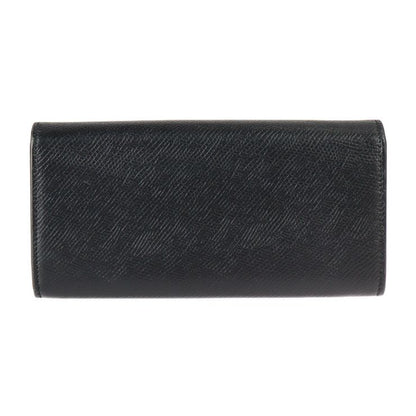 Celine Large Flap Wallet Bifold Wallet 10b563bel Calf Leather Black Gold