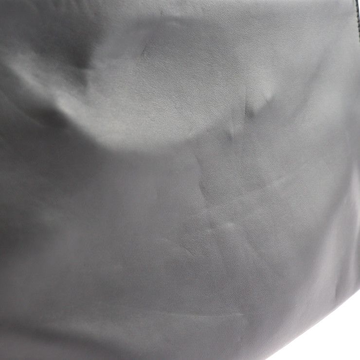 Fendi Peekaboo Fit Business Bag 7va406 Leather Black Silver Hardware Selleria