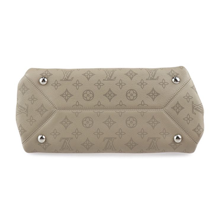 Louis Vuitton Svres Handbag M41791 Leather Galle Beige Silver Hardware