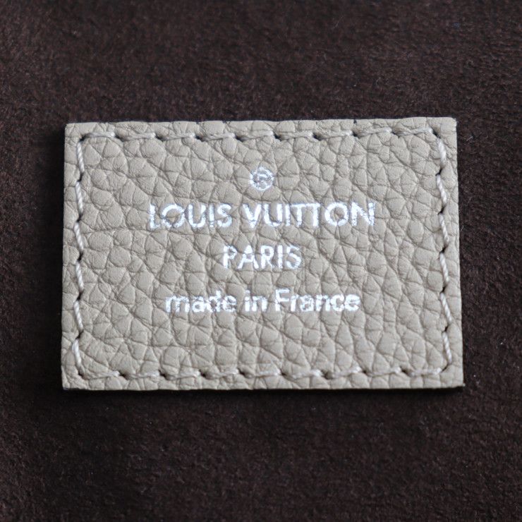 Louis Vuitton Svres Handbag M41791 Leather Galle Beige Silver Hardware