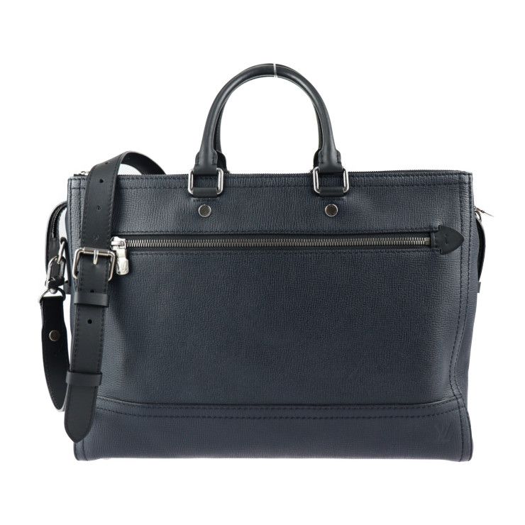 Louis Vuitton Canyon All Day Business Bag M54966 Leather Blue Marine Dark Navy