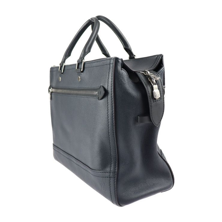 Louis Vuitton Canyon All Day Business Bag M54966 Leather Blue Marine Dark Navy