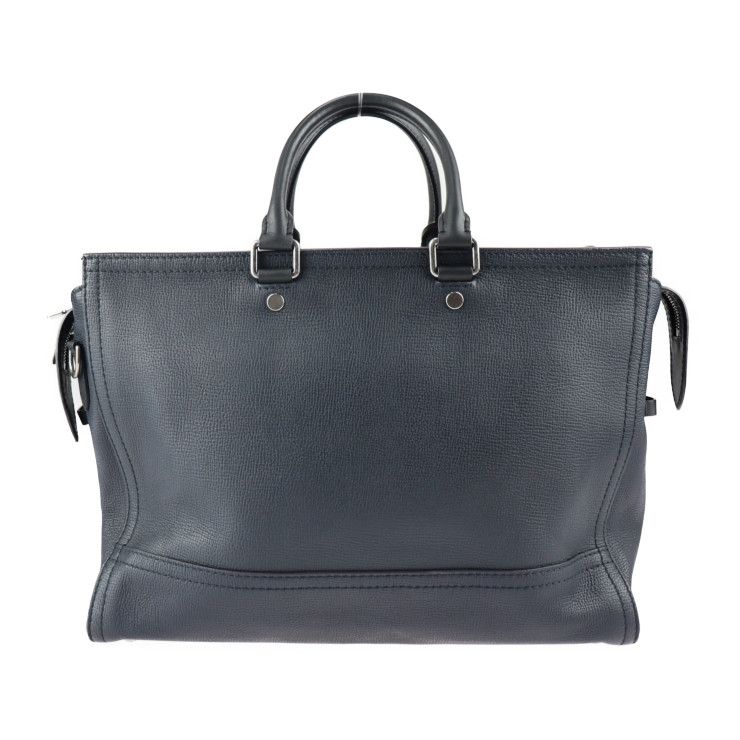 Louis Vuitton Canyon All Day Business Bag M54966 Leather Blue Marine Dark Navy