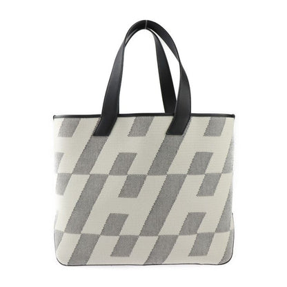 Hermes H Ambier GM Tote Bag - Toile Ashe Vosluft Ecru Black Handbag Stamped Z