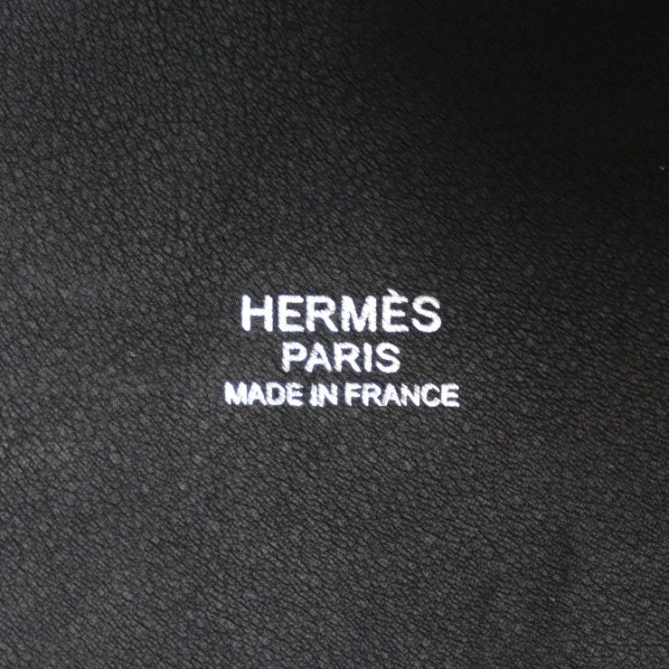 Hermes H Ambier GM Tote Bag - Toile Ashe Vosluft Ecru Black Handbag Stamped Z